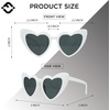 image:imageFunky Junque Kids Sunglasses UV Protection Toddler Shades  Lightweight kids sunglasses with UV protection for swimming surfing kayaking beach days amp summer playHeart Shaped  White