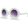 image:imageFunky Junque Kids Sunglasses UV Protection Toddler Shades  Lightweight kids sunglasses with UV protection for swimming surfing kayaking beach days amp summer playRound Daisy Flower  White
