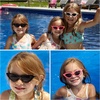 image:imageFunky Junque Kids Sunglasses UV Protection Toddler Shades  Lightweight kids sunglasses with UV protection for swimming surfing kayaking beach days amp summer play2 Pack Narrow Cateye Black  Pink