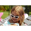 image:imageFunky Junque Kids Sunglasses UV Protection Toddler Shades  Lightweight kids sunglasses with UV protection for swimming surfing kayaking beach days amp summer playNarrow Cateye  White