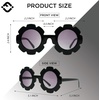 image:imageFunky Junque Kids Sunglasses UV Protection Toddler Shades  Lightweight kids sunglasses with UV protection for swimming surfing kayaking beach days amp summer playFlower Shaped  Black