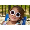 image:imageFunky Junque Kids Sunglasses UV Protection Toddler Shades  Lightweight kids sunglasses with UV protection for swimming surfing kayaking beach days amp summer playRound Daisy Flower  White
