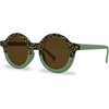 image:imageFunky Junque Kids Sunglasses UV Protection Toddler Shades  Lightweight kids sunglasses with UV protection for swimming surfing kayaking beach days amp summer playRound  Leopard Green
