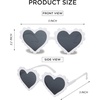 image:imageFunky Junque Kids Sunglasses UV Protection Toddler Shades  Lightweight kids sunglasses with UV protection for swimming surfing kayaking beach days amp summer playScallop Heart  White