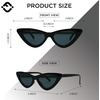 image:imageFunky Junque Kids Sunglasses UV Protection Toddler Shades  Lightweight kids sunglasses with UV protection for swimming surfing kayaking beach days amp summer playNarrow Cateye  Black