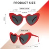 image:imageFunky Junque Kids Sunglasses UV Protection Toddler Shades  Lightweight kids sunglasses with UV protection for swimming surfing kayaking beach days amp summer playHeart Shaped  Red