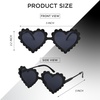 image:imageFunky Junque Kids Sunglasses UV Protection Toddler Shades  Lightweight kids sunglasses with UV protection for swimming surfing kayaking beach days amp summer playScallop Heart  Black