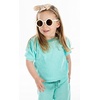 image:imageFunky Junque Kids Sunglasses UV Protection Toddler Shades  Lightweight kids sunglasses with UV protection for swimming surfing kayaking beach days amp summer playRound  Light Beige