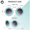 image:imageFunky Junque Kids Sunglasses UV Protection Toddler Shades  Lightweight kids sunglasses with UV protection for swimming surfing kayaking beach days amp summer playRound Daisy Flower  Mint