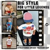 image:imageFunky Junque Kids Trucker Hat Toddler Boys amp Girls Flat Brim Baseball Cap  Mesh Trucker Hat with Adjustable Snapback Everyday Play and Gifting Toddler Baseball Caps for KidsUsa Flag  RedWhiteBlue