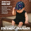 image:imageFunky Junque Kids Trucker Hat Toddler Boys amp Girls Flat Brim Baseball Cap  Mesh Trucker Hat with Adjustable Snapback Everyday Play and Gifting Toddler Baseball Caps for KidsDinosaur Print