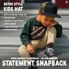 image:imageFunky Junque Kids Trucker Hat Toddler Boys amp Girls Flat Brim Baseball Cap  Mesh Trucker Hat with Adjustable Snapback Everyday Play and Gifting Toddler Baseball Caps for KidsBlack W Camo Mesh