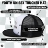 image:imageFunky Junque Kids Trucker Hat Toddler Boys amp Girls Flat Brim Baseball Cap  Mesh Trucker Hat with Adjustable Snapback Everyday Play and Gifting Toddler Baseball Caps for KidsSay Howdy Play Rowdy  BlackWhite