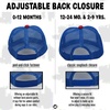 image:imageFunky Junque Kids Trucker Hat Toddler Boys amp Girls Flat Brim Baseball Cap  Mesh Trucker Hat with Adjustable Snapback Everyday Play and Gifting Toddler Baseball Caps for KidsRowdy Upside Down  RedWhiteBlue