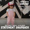 image:imageFunky Junque Kids Trucker Hat Toddler Boys amp Girls Flat Brim Baseball Cap  Mesh Trucker Hat with Adjustable Snapback Everyday Play and Gifting Toddler Baseball Caps for KidsRainbow  Hot PinkWhite
