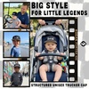 image:imageFunky Junque Kids Trucker Hat Toddler Boys amp Girls Flat Brim Baseball Cap  Mesh Trucker Hat with Adjustable Snapback Everyday Play and Gifting Toddler Baseball Caps for KidsFeral  Black  Checker Brim
