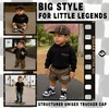 image:imageFunky Junque Kids Trucker Hat Toddler Boys amp Girls Flat Brim Baseball Cap  Mesh Trucker Hat with Adjustable Snapback Everyday Play and Gifting Toddler Baseball Caps for KidsBrown Plaid W Faux Leather Brim
