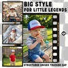 image:imageFunky Junque Kids Trucker Hat Toddler Boys amp Girls Flat Brim Baseball Cap  Mesh Trucker Hat with Adjustable Snapback Everyday Play and Gifting Toddler Baseball Caps for KidsIts a Bad Day to Be a Hot Dog  WhiteRedBlue