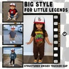 image:imageFunky Junque Kids Trucker Hat Toddler Boys amp Girls Flat Brim Baseball Cap  Mesh Trucker Hat with Adjustable Snapback Everyday Play and Gifting Toddler Baseball Caps for KidsUsa Peace Fingers  WhiteRedBlue