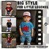 image:imageFunky Junque Kids Trucker Hat Toddler Boys amp Girls Flat Brim Baseball Cap  Mesh Trucker Hat with Adjustable Snapback Everyday Play and Gifting Toddler Baseball Caps for KidsRowdy Upside Down  RedWhiteBlue