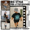 image:imageFunky Junque Kids Trucker Hat Toddler Boys amp Girls Flat Brim Baseball Cap  Mesh Trucker Hat with Adjustable Snapback Everyday Play and Gifting Toddler Baseball Caps for KidsGrey W White Mesh