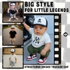 image:imageFunky Junque Kids Trucker Hat Toddler Boys amp Girls Flat Brim Baseball Cap  Mesh Trucker Hat with Adjustable Snapback Everyday Play and Gifting Toddler Baseball Caps for KidsSkull  BlackWhite