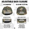 image:imageFunky Junque Kids Trucker Hat Toddler Boys amp Girls Flat Brim Baseball Cap  Mesh Trucker Hat with Adjustable Snapback Everyday Play and Gifting Toddler Baseball Caps for KidsBlack W Camo Mesh