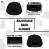 image:imageFunky Junque Kids Trucker Hat Toddler Boys amp Girls Flat Brim Baseball Cap  Mesh Trucker Hat with Adjustable Snapback Everyday Play and Gifting Toddler Baseball Caps for KidsCool Kids Club  BlackFaux Leather Brim