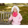 image:imageFunky Junque Kids Winter Scarf  Toddler Girl Neck Warmer Baby Infinity Scarf Warm Balaclava for Kids Soft Girls ScarvesCandy Pink