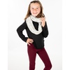 image:imageFunky Junque Kids Winter Scarf  Toddler Girl Neck Warmer Baby Infinity Scarf Warm Balaclava for Kids Soft Girls ScarvesConfetti  Ivory