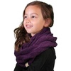 image:imageFunky Junque Kids Winter Scarf  Toddler Girl Neck Warmer Baby Infinity Scarf Warm Balaclava for Kids Soft Girls ScarvesDark Purple