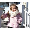 image:imageFunky Junque Kids Winter Scarf  Toddler Girl Neck Warmer Baby Infinity Scarf Warm Balaclava for Kids Soft Girls ScarvesIvory