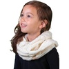 image:imageFunky Junque Kids Winter Scarf  Toddler Girl Neck Warmer Baby Infinity Scarf Warm Balaclava for Kids Soft Girls ScarvesIvory