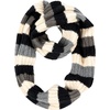 image:imageFunky Junque Kids Winter Scarf  Toddler Girl Neck Warmer Baby Infinity Scarf Warm Balaclava for Kids Soft Girls ScarvesMulti Color Stripes  Black