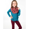 image:imageFunky Junque Kids Winter Scarf  Toddler Girl Neck Warmer Baby Infinity Scarf Warm Balaclava for Kids Soft Girls ScarvesSolid Dark Rose