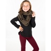 image:imageFunky Junque Kids Winter Scarf  Toddler Girl Neck Warmer Baby Infinity Scarf Warm Balaclava for Kids Soft Girls ScarvesSolid New Olive
