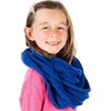 image:imageFunky Junque Kids Winter Scarf  Toddler Girl Neck Warmer Baby Infinity Scarf Warm Balaclava for Kids Soft Girls ScarvesSolid Royal Blue