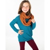image:imageFunky Junque Kids Winter Scarf  Toddler Girl Neck Warmer Baby Infinity Scarf Warm Balaclava for Kids Soft Girls ScarvesSolid Rust