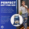 image:imageFunky Junque Mens Funny Pajama Pants Novelty Lounge Bottoms  Mens stretchy lounge pants 90 poly10 spandex pockets adjustable waist fun novelty prints amp gift bagIts Beer Oclock  Navy