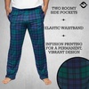 image:imageFunky Junque Mens Funny Pajama Pants Novelty Lounge Bottoms  Mens stretchy lounge pants 90 poly10 spandex pockets adjustable waist fun novelty prints amp gift bagTartan  GreenNavyBlack