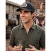 image:imageFunky Junque Mens Mesh Patch Saying Trucker Hat  Lightweight Cotton Cap with Sun Protection Golf Beach and Everyday Trendy Caps for MenBourbon  Black