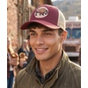 image:imageFunky Junque Mens Mesh Patch Saying Trucker Hat  Lightweight Cotton Cap with Sun Protection Golf Beach and Everyday Trendy Caps for MenBuffalo Geometric  BurgundyBeige