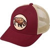 image:imageFunky Junque Mens Mesh Patch Saying Trucker Hat  Lightweight Cotton Cap with Sun Protection Golf Beach and Everyday Trendy Caps for MenBuffalo Geometric  BurgundyBeige