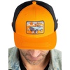 image:imageFunky Junque Mens Mesh Patch Saying Trucker Hat  Lightweight Cotton Cap with Sun Protection Golf Beach and Everyday Trendy Caps for MenFour Wheeler  OrangeBlack