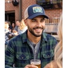 image:imageFunky Junque Mens Mesh Patch Saying Trucker Hat  Lightweight Cotton Cap with Sun Protection Golf Beach and Everyday Trendy Caps for MenGet Outdoors  NavyBeige