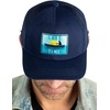 image:imageFunky Junque Mens Mesh Patch Saying Trucker Hat  Lightweight Cotton Cap with Sun Protection Golf Beach and Everyday Trendy Caps for MenLake Time  Navy