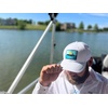 image:imageFunky Junque Mens Mesh Patch Saying Trucker Hat  Lightweight Cotton Cap with Sun Protection Golf Beach and Everyday Trendy Caps for MenLake Time  White