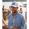 image:imageFunky Junque Mens Mesh Patch Saying Trucker Hat  Lightweight Cotton Cap with Sun Protection Golf Beach and Everyday Trendy Caps for MenLake Time  White
