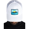 image:imageFunky Junque Mens Mesh Patch Saying Trucker Hat  Lightweight Cotton Cap with Sun Protection Golf Beach and Everyday Trendy Caps for MenLake Time  White