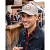 image:imageFunky Junque Mens Mesh Patch Saying Trucker Hat  Lightweight Cotton Cap with Sun Protection Golf Beach and Everyday Trendy Caps for MenWhiskey  Beige